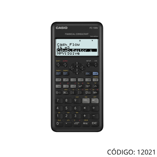 Calculadora Financiera CASIO FC-100V 12D