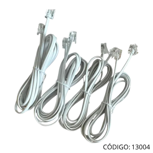 Cable de Telefono Plano hasta 2mt