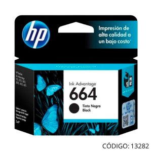 Tinta Negra HP 664 F6V29AL para 120 paginas