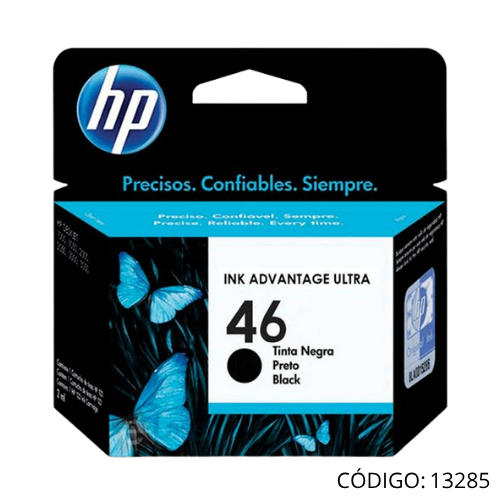 Tinta Negra HP Ultra 46 CZ637AL