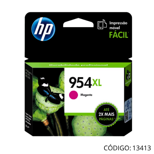 Tinta Magenta HP 954XL L0S62AL para 1600 paginas.