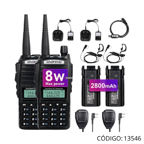 Radio Comunicacion PRO BAOFENG UV-82 PAR