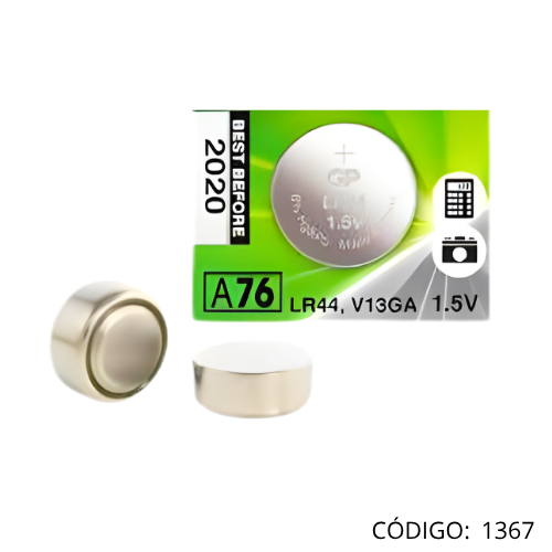 Baterias Mascotas Virtual A76/LR44 1.5v