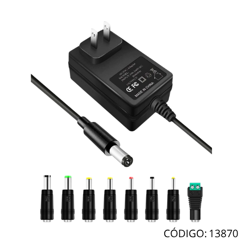 Adaptador Corriente AC-DC 3-12v 2000mA