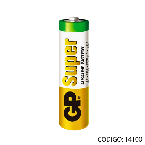 Bateria (1) "AAA" 1.5V Alkalina GP24A-2P10.