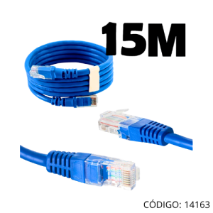 Cable de Red de 15 mts CAT6 10/100/1000