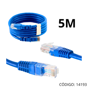 Cable de Red de 5 mts CAT6 10/100/1000