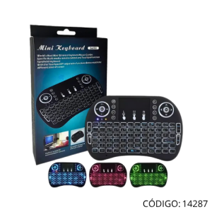 Mini Teclado Iluminado p/SmartTVs TouchP