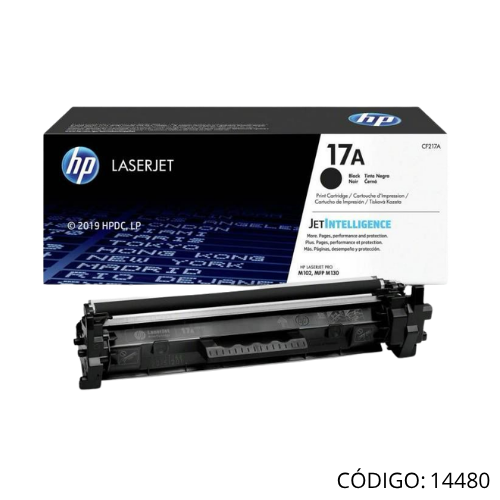 Toner HP CF217A 1600pags M102A/W/M130A