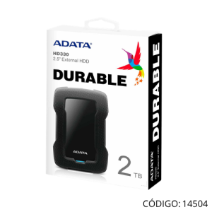 Disco Duro ADATA USB 3 2TB AHD6502TU3CBK