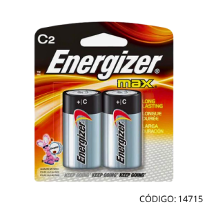 Bateria (2) "C" 1.5V Alkalina GP14A-2UE2 / ENERGIZER.