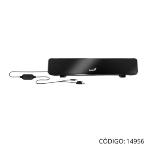 Parlante Genius SoundBar 100 USB Negro.