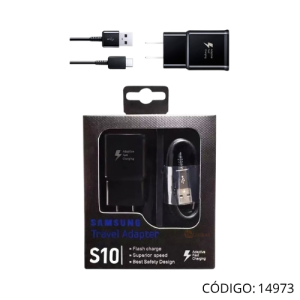 Cargador+Cable Samsung Galaxy S10+ V8 (micro USB).