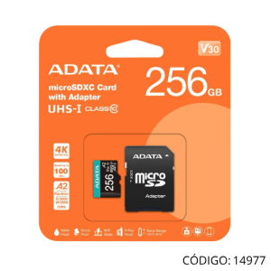 Memoria MicroSDXC 4K 256GB UHS-I U3 OEM