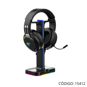 Soporte Audifonos Gaming c/USB HV-TH650