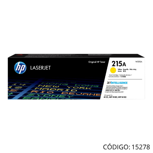 Toner HP Amarillo W2312A 215A 850 hojas