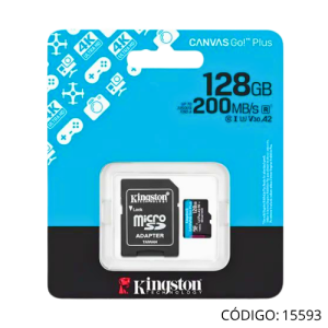 Memoria MicroSD 128GB SDHC 4K 100Mb/s
