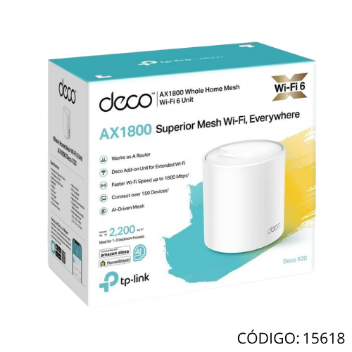 Access Point TPLINK DECO X20 1pc AX1800