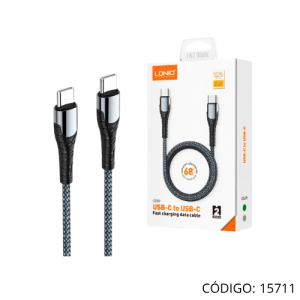 Cable USB Tipo-C 2mt LDNIO LS35 2.4A