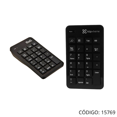 Teclado Numerico Inalambri KlipX KNP-110