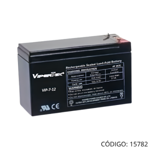 Bateria VIPERTEK p/UPS 12V 7.0Ah VIP-712