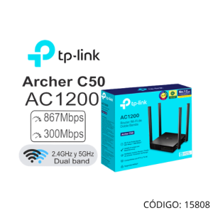 Router TPLINK ARCHER-C50-BK AC1200 NEW