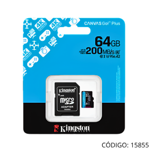 Memoria MicroSD 64GB SDHC 4K 100Mb/s