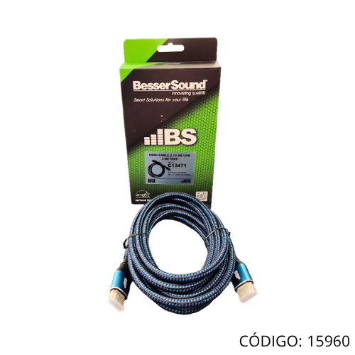 Cable HDMI UHD 8K 3m Besser C13471