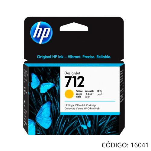 Tinta Yellow HP 712 3ED69A 29ml