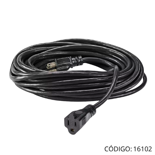 Cable Extension 110/240v 10mts 2x18AWG.