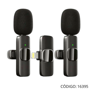 Kit Mics Doble Solapa Wrls p/IPH K12-IP