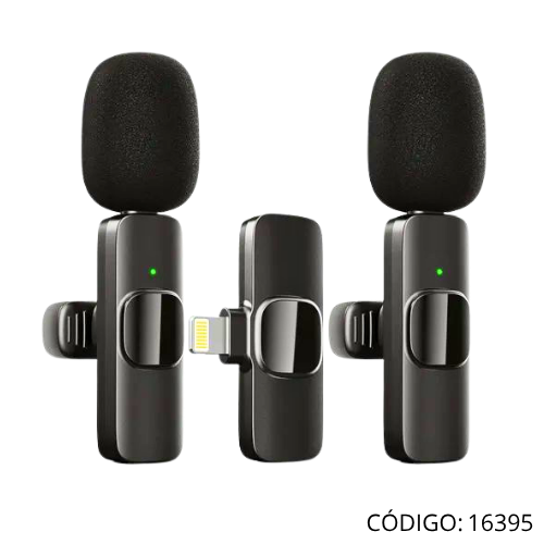 Kit Mics Doble Solapa Wrls p/IPH K12-IP