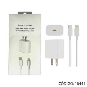 Cargador+Cable Apple USB-C A2305 25W MU7V2ZM/A para IPHONE 14 PRO MAX.
