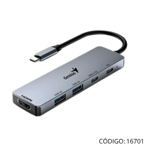 Adaptador Genius UH500 USB-C USB3-C/HDMI