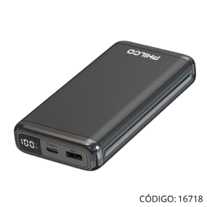Power Bank 20000mAh USBs/3.0/C