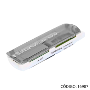 Lector Memoria Flash USB FY-1036SH-BK.