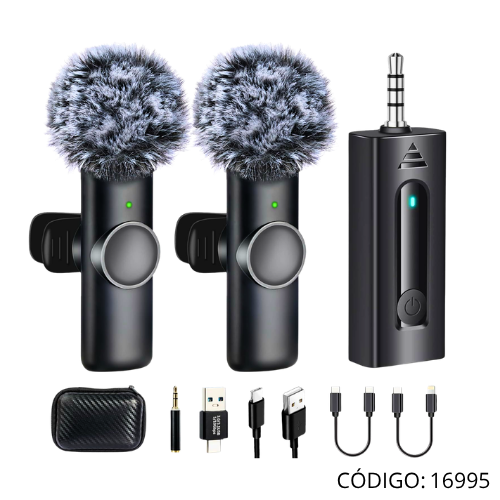 Kit Mics Doble Solapa Wrls p/TODO H13MIC