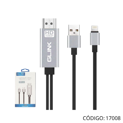 Cable Lightning a HDMI 1.8M Ipad/Iphone