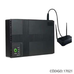 Bateria 2 Equipos de Internet (2 DC12V-2.1A) 25W (2 conectores).