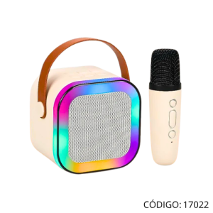 Kit Parlante & Mic MINI K12 Azul BTH