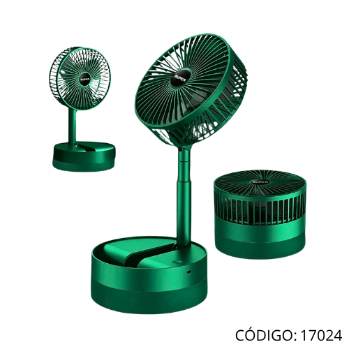 Ventilador/Bateria FS-21 Verde 5W 5V 3hr