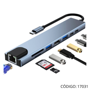 Docking Station 8-1 USB-C AD-HUBC4