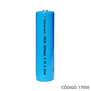 Bateria 18650 2600mAh Lithium 3.7v (PAR) Recargable.