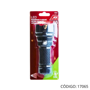 Linterna Mano 40LUM Recargable Grande