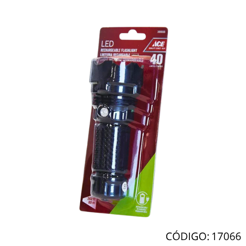 Linterna Mano 40LUM Recargable Pequena