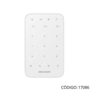 Teclado Led p/Alarma Inalambrico HikVision DS-PK1-E-WB