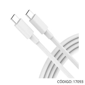 Cable Besser Tipo-C a USB-C 1mt Blanco