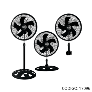 Ventilador AGILER 3-1 Pie/Wall/Ped 18"