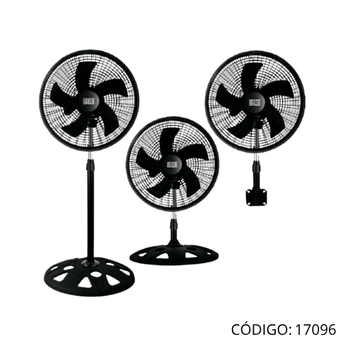 Ventilador AGILER 3-1 Pie/Wall/Ped 18"