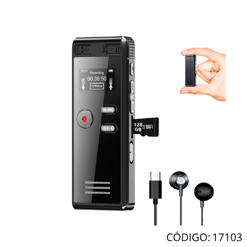 Grabadora Voz CROSSEAGLE Mini 64GB